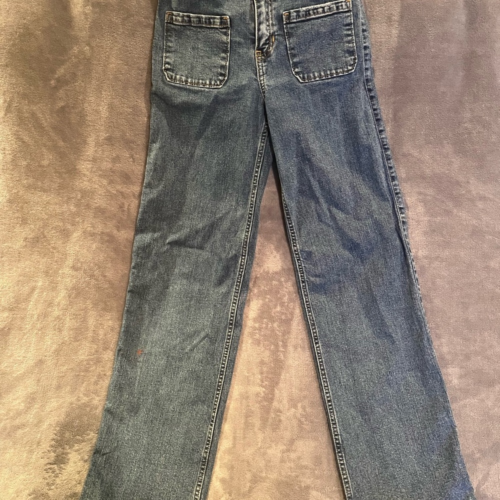 Wide Leg 11/12-Long Girls Jeans Abercrombie Kids